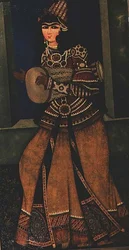 Tänzerin mit Trommel